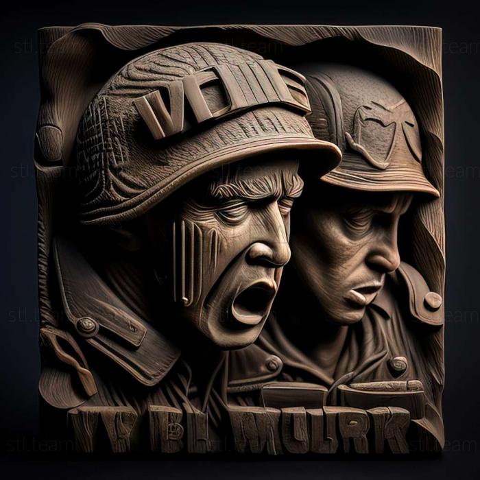 3D модель Игра Call of Duty Вторая мировая война (STL)
